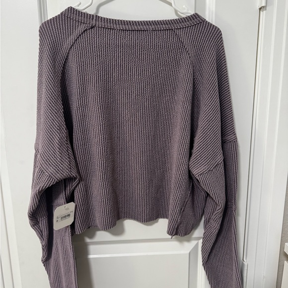 Altar'd State Lavender Ribbed Sweater - Picture 3 of 3